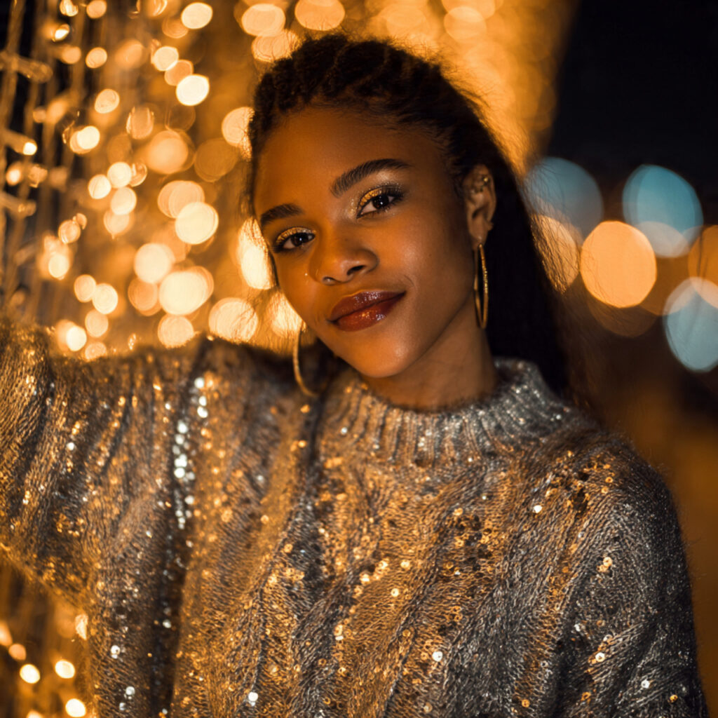 Holiday Sparkle Look