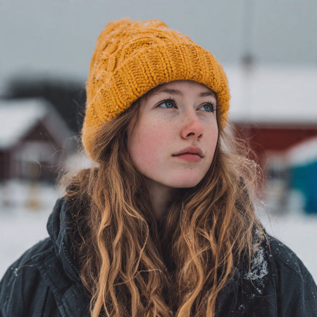 18 Amazing Winter Outfits for Teens to Stay Warm and Stylish 12 Knit Beanies