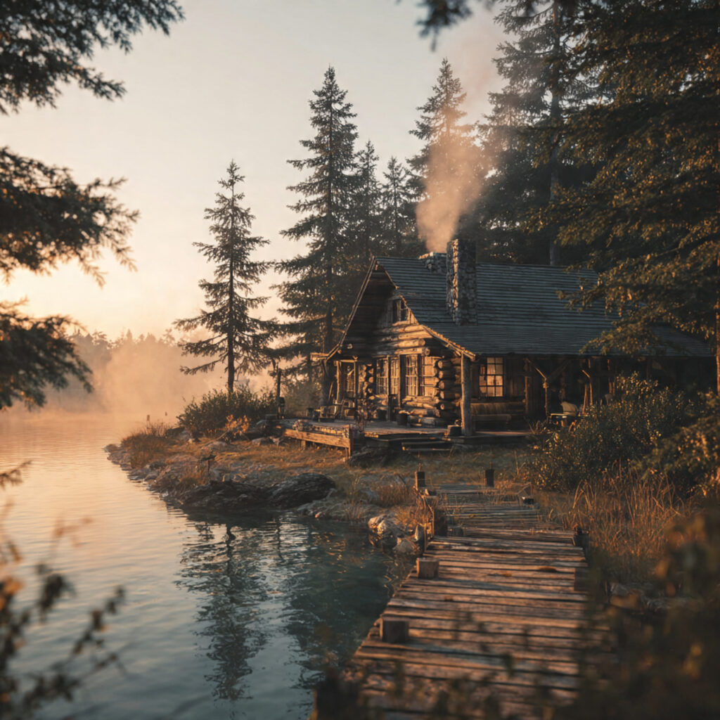 Lakeside Log Retreat