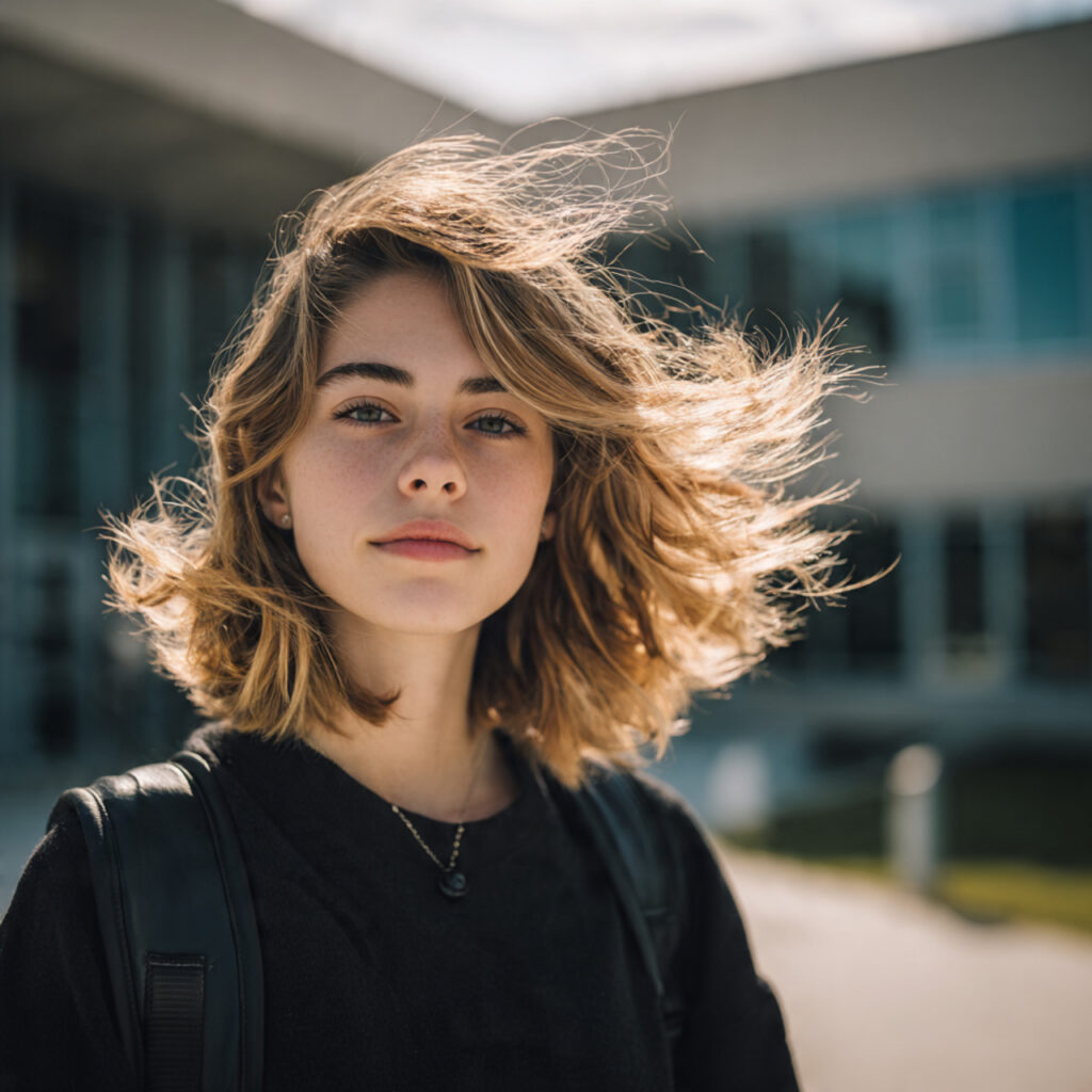 Layered Hairstyles For School