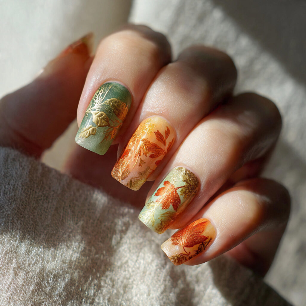 Leaf and Nature Motifs