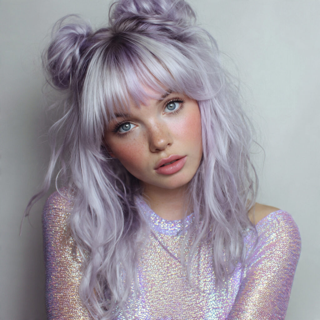 Lilac and Silver Skunk Duo