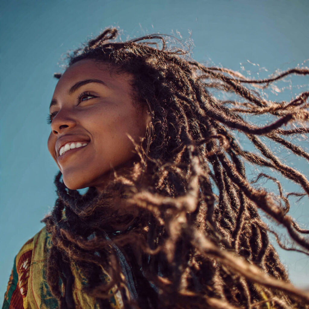 Living Boldly with Dyed Locs