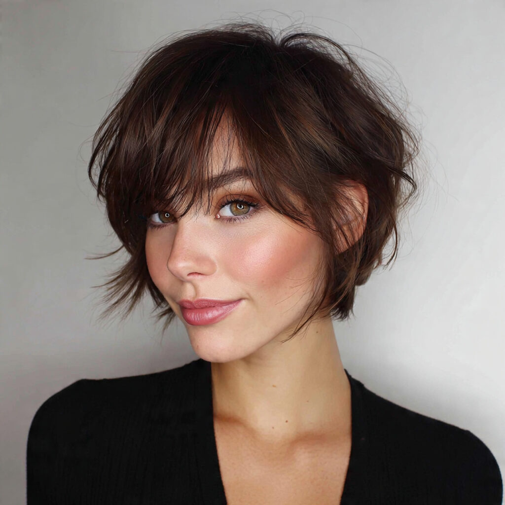 Long Pixie Bob for Heart-Shaped Faces