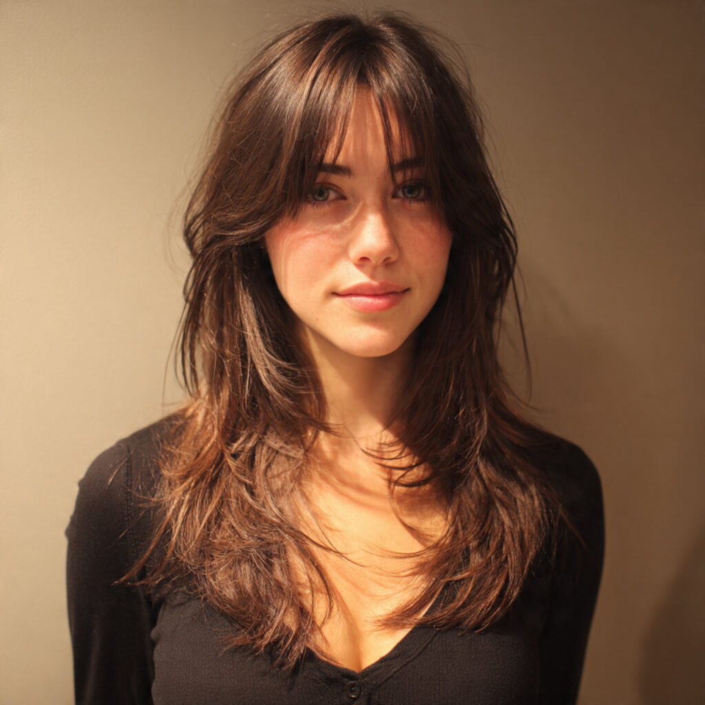 Long Shag With Side Fringe