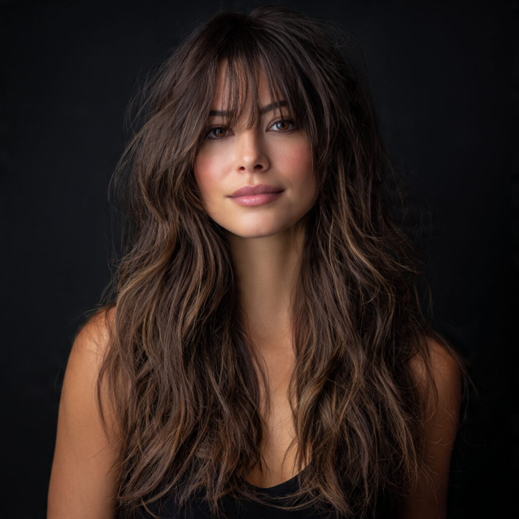 Long Shag for Thick Hair