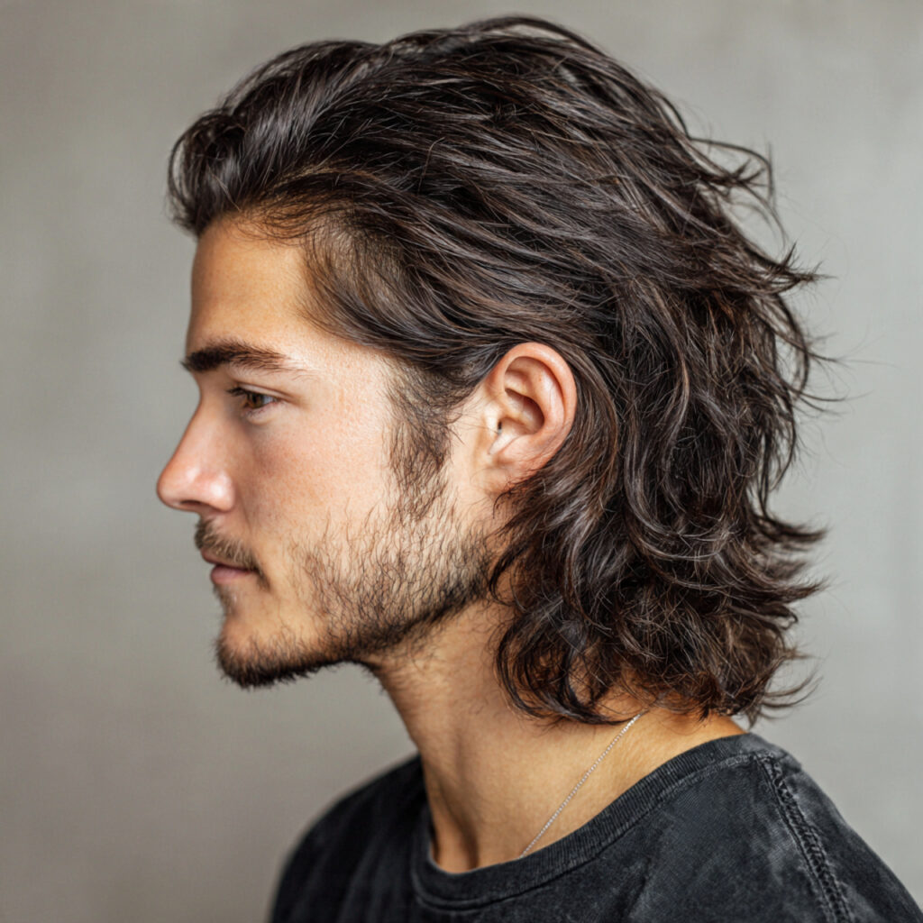 Low-Maintenance Subtle Mullet