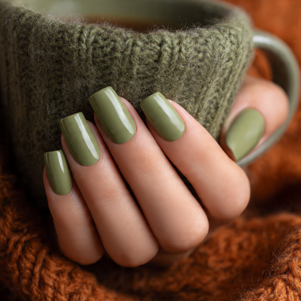 Matcha Green Nails