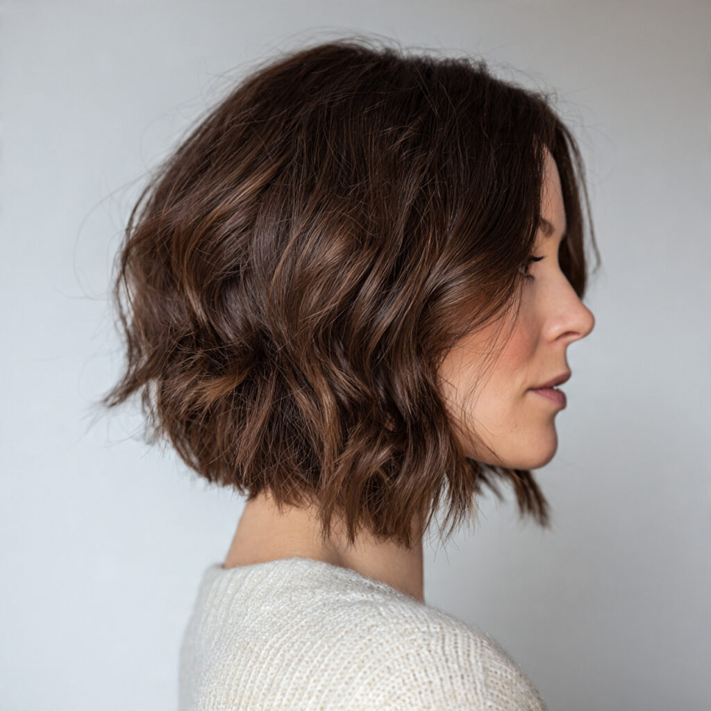 Medium-Length Undercut Bob