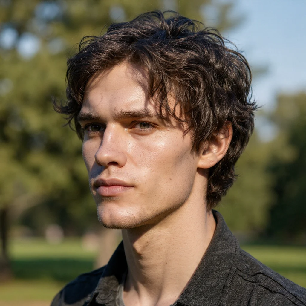 22 Best Wolf Cut Men – The Bold, Textured Hairstyle Every Guy Wants Now 4 Medium-Length Wolf Cut Styles