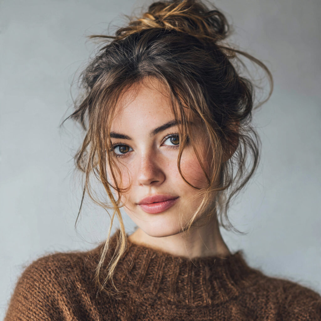 Hair Trends for Women: 25 Gorgeous Ideas Defining 2025 23 Messy Bun Charm