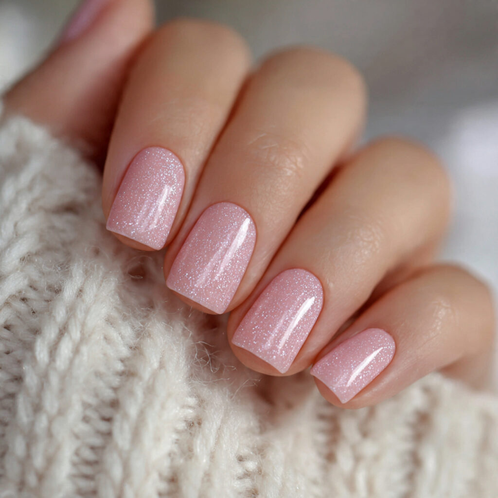 Milky Pink Nails