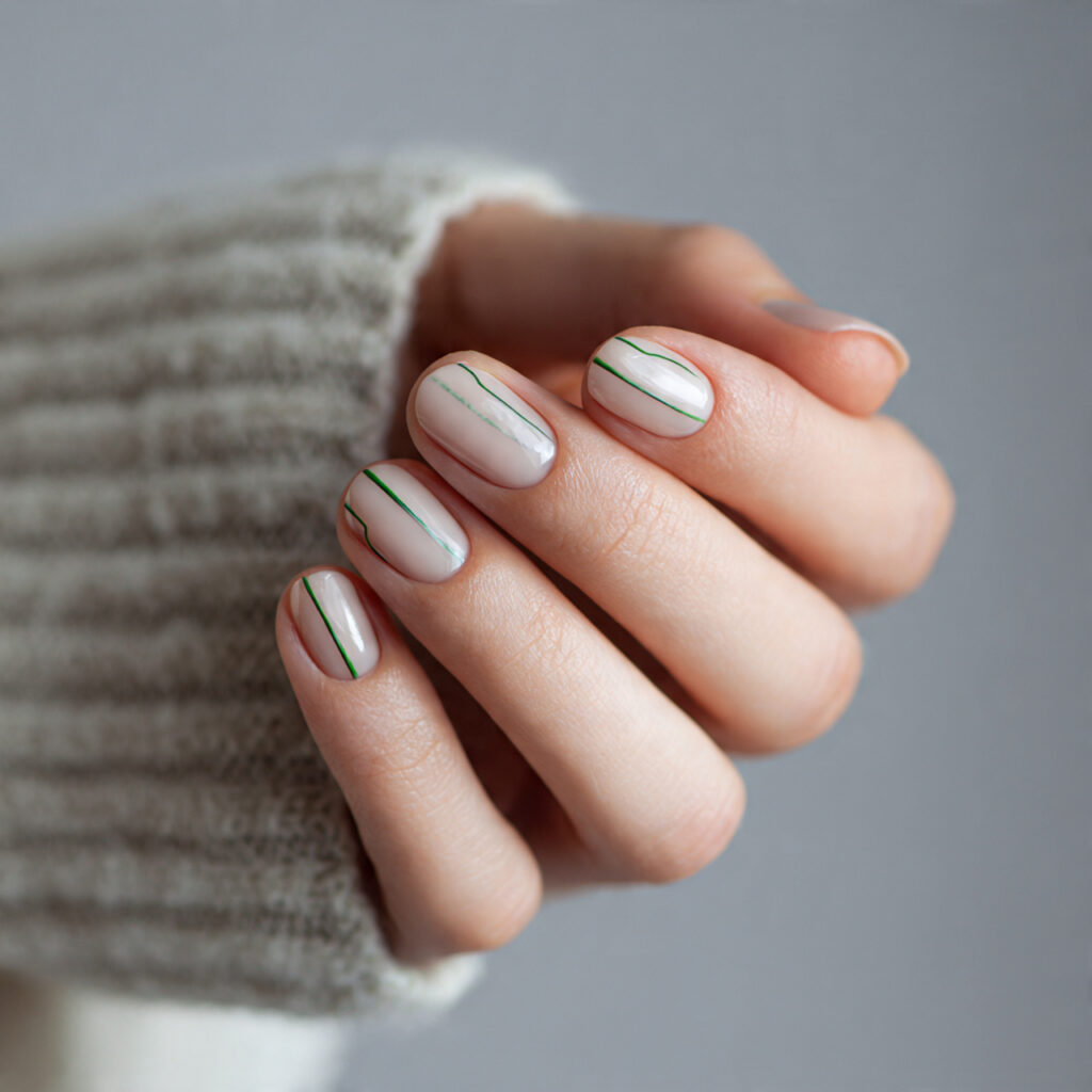 Minimalist Green Lines