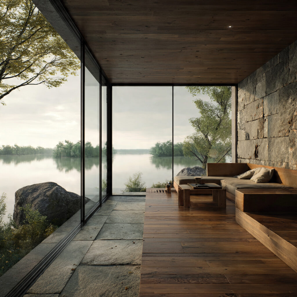 Modern Minimalist Cabin 1