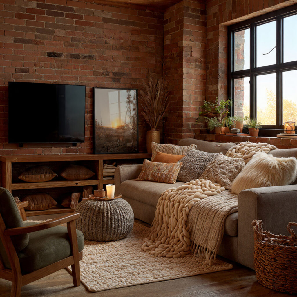 The Ultimate Guide to Creating a Cozy TV Room: 20 Ideas for Comfort, Warmth & Style 14 Natural Elements