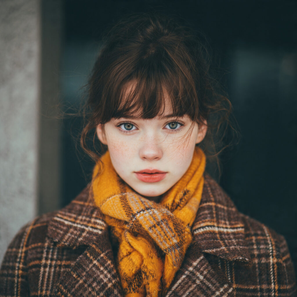 18 Best Winter Fashion Outfits to Stay Warm, Chic & Effortlessly Stylish 10 Plaid Coat with Wool Scarf