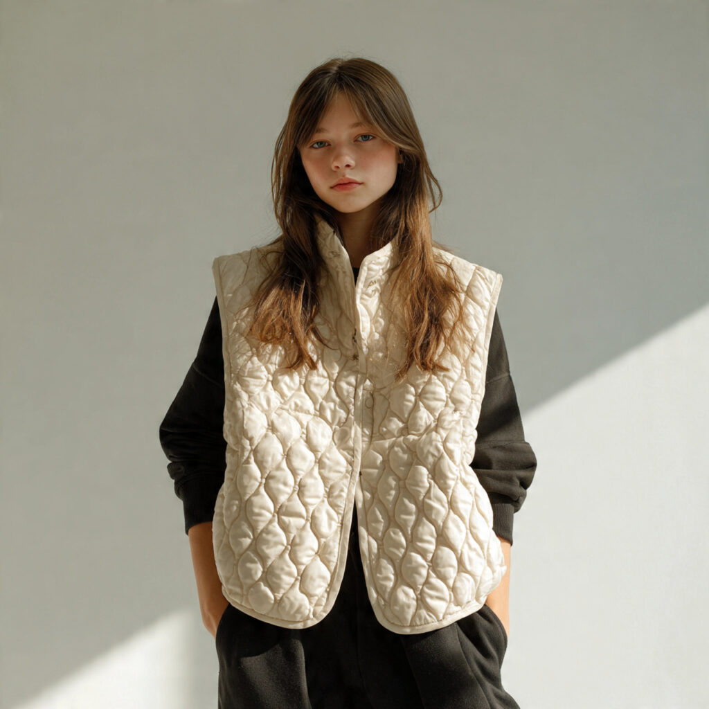 18 Amazing Winter Outfits for Teens to Stay Warm and Stylish 11 Quilted Vests