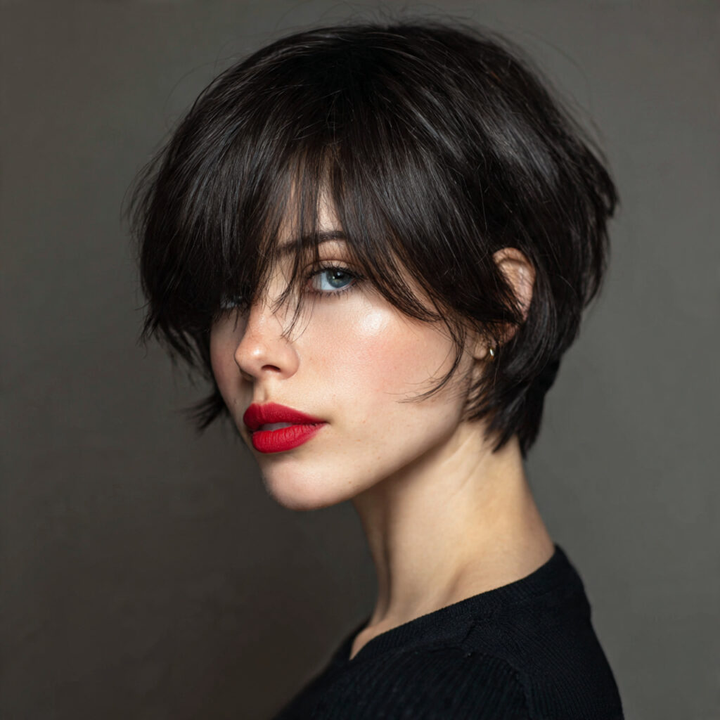 Razor-Cut Long Pixie Bob