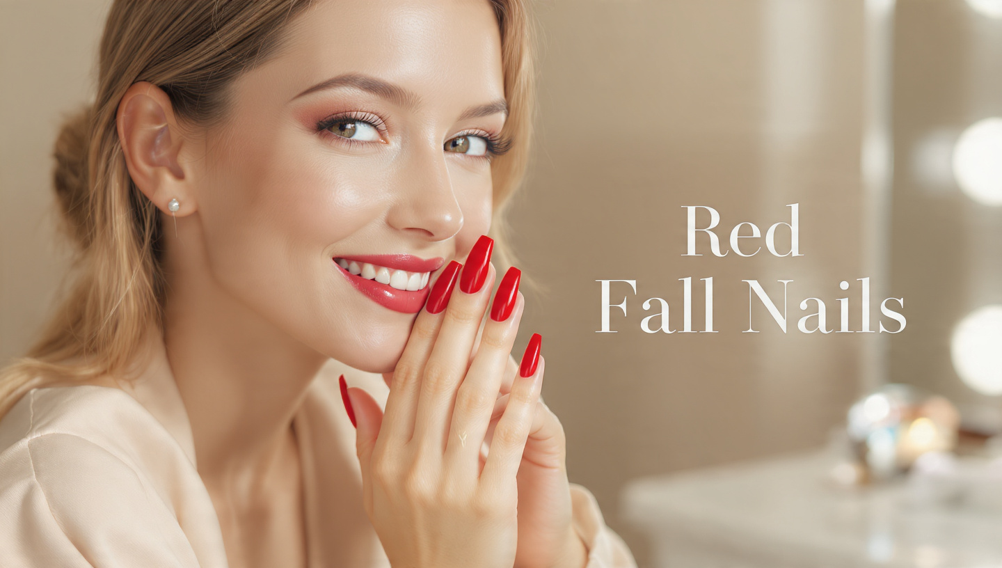 Red Fall Nails
