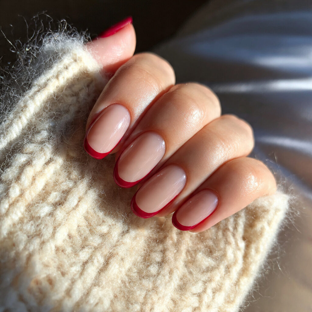 Red Fall Nails: 18 Stunning Ideas to Try This Season 18 Red French Tips