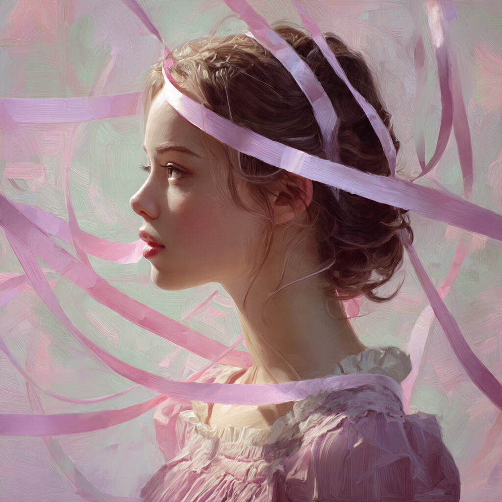 Ribbon Layer Kitty Style