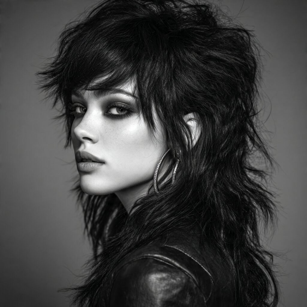 Rocker-Inspired Long Shag