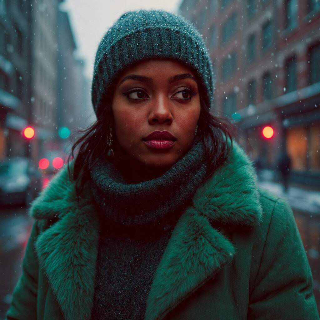 Satin-Lined Beanie Look