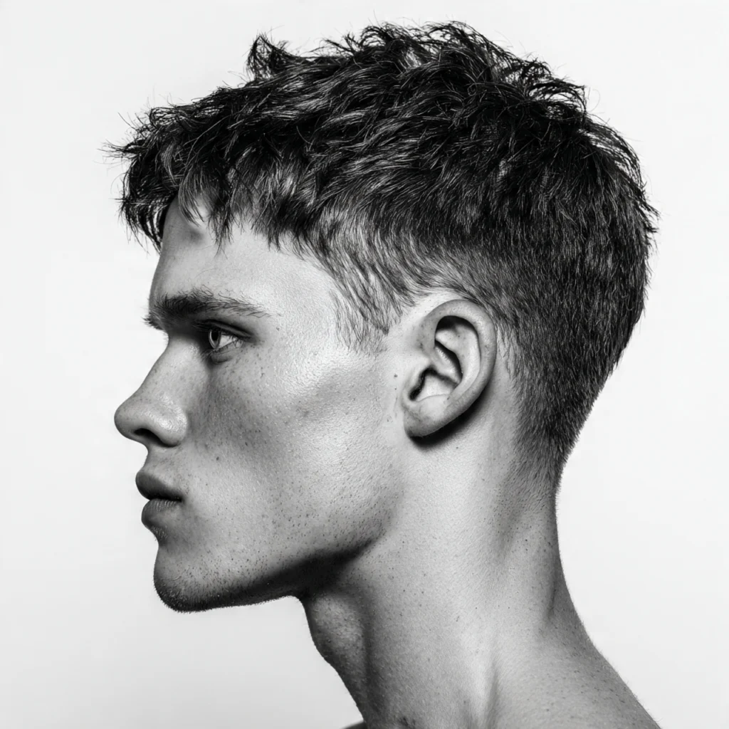 22 Best Wolf Cut Men – The Bold, Textured Hairstyle Every Guy Wants Now 3 Short Wolf Cut Styles