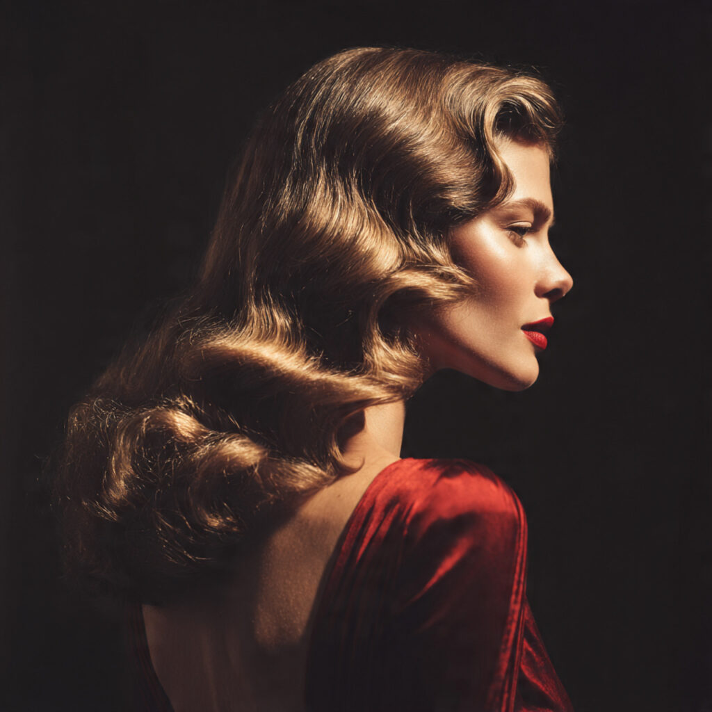 Side Part Vintage Waves