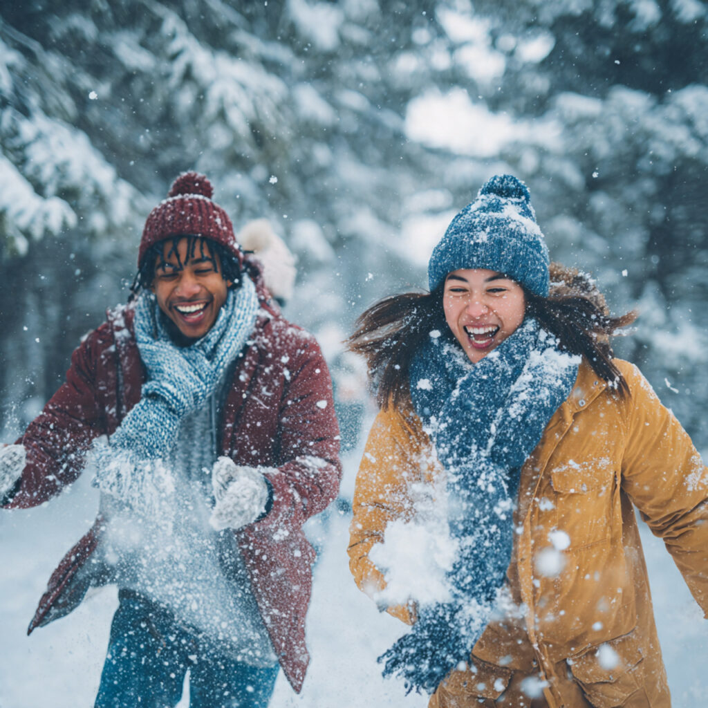 Snowball Fights and Winter Fun