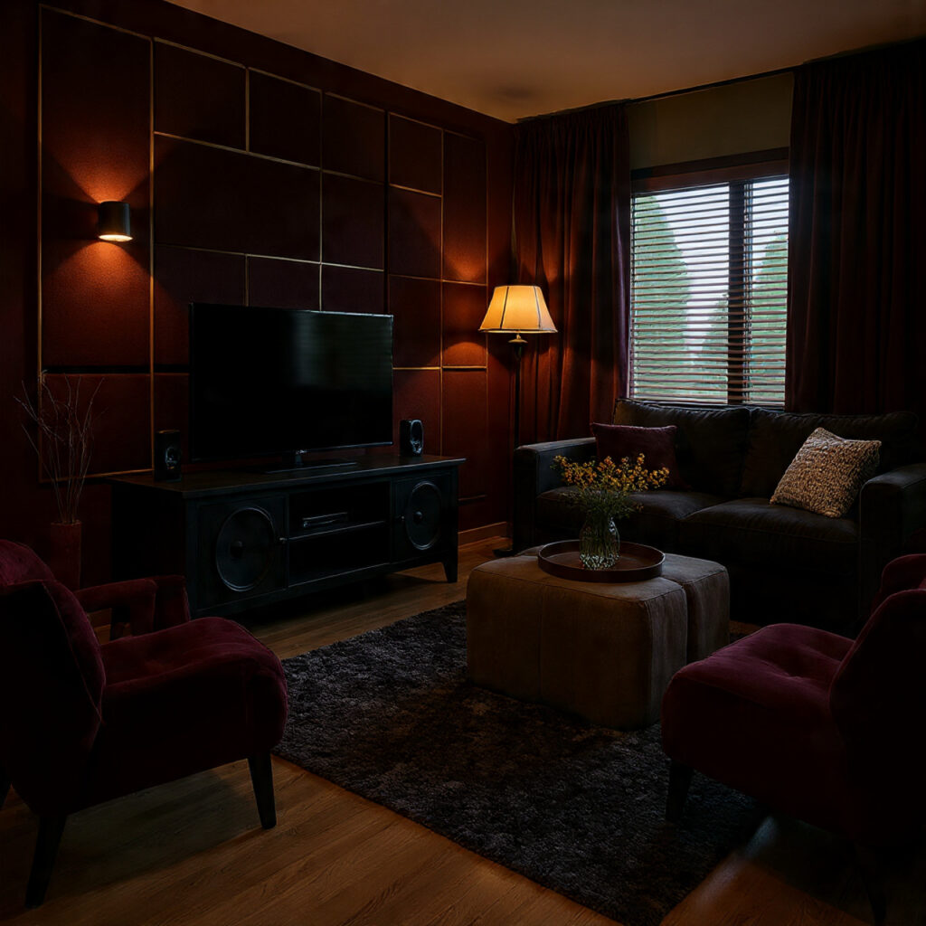 The Ultimate Guide to Creating a Cozy TV Room: 20 Ideas for Comfort, Warmth & Style 5 Soundproofing with Style