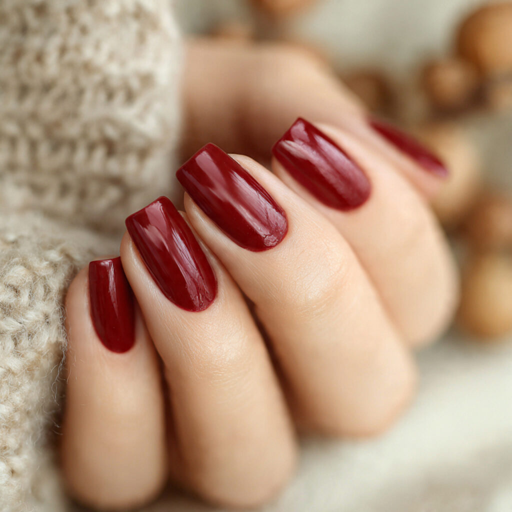 Red Fall Nails: 18 Stunning Ideas to Try This Season 12 Square Shaped Red Nails