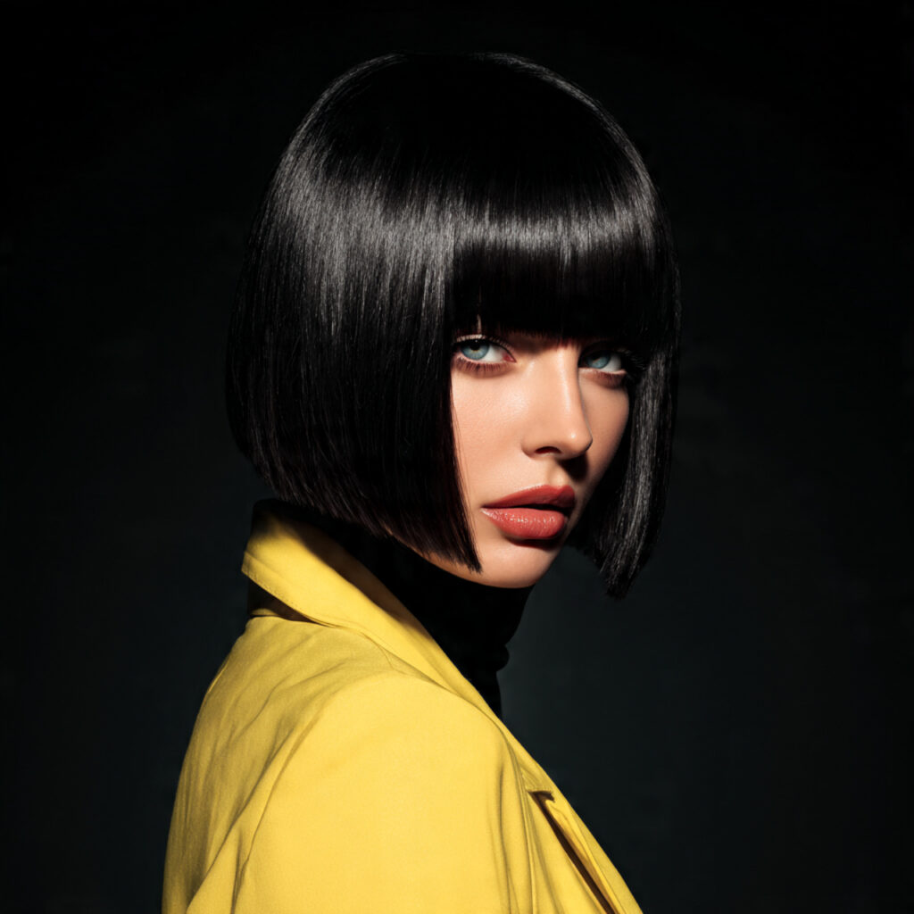 Straight Sleek Undercut Bob