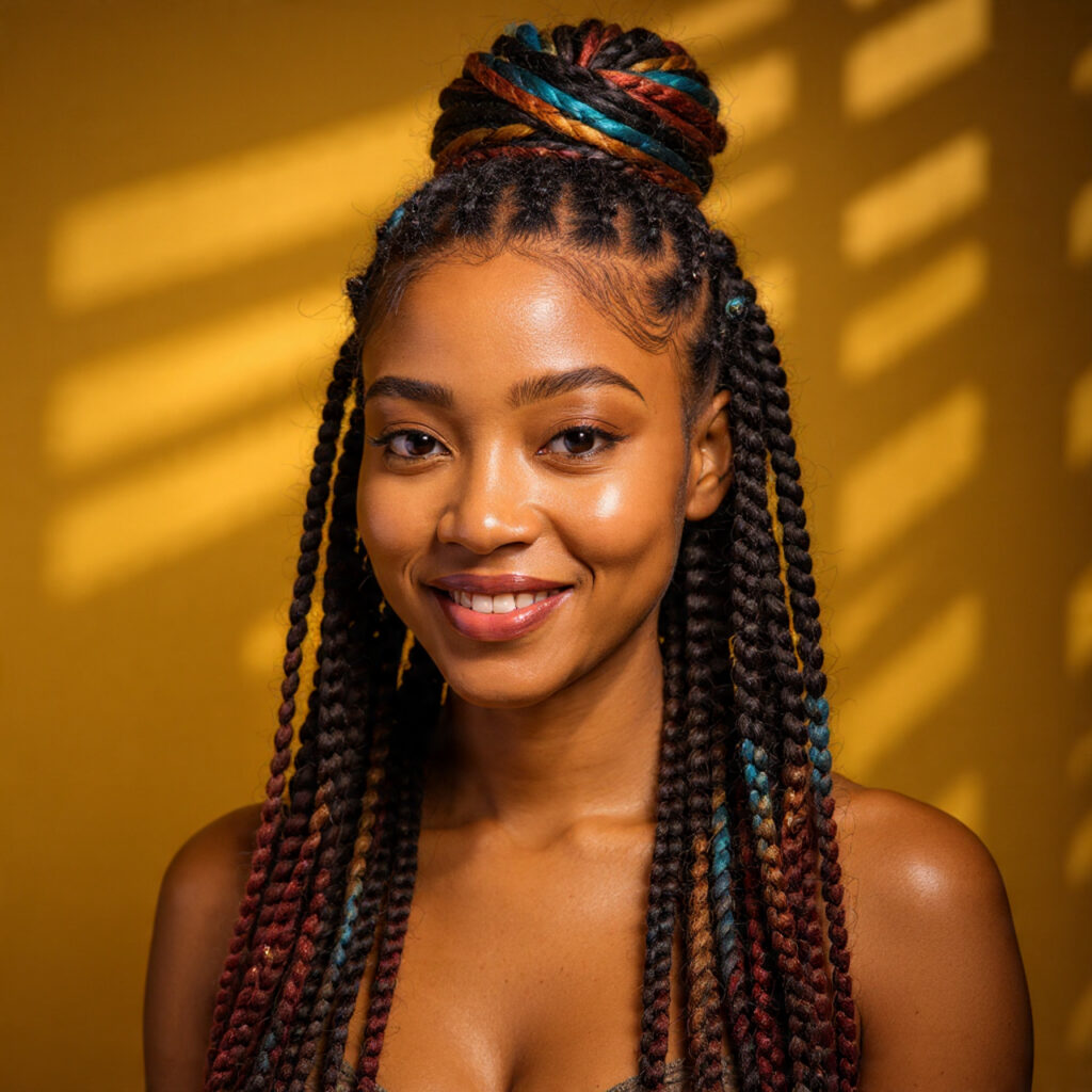 Styling Ideas for Dyed Locs