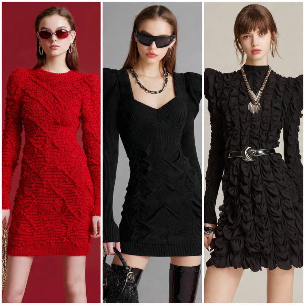 Sweater dress versatility