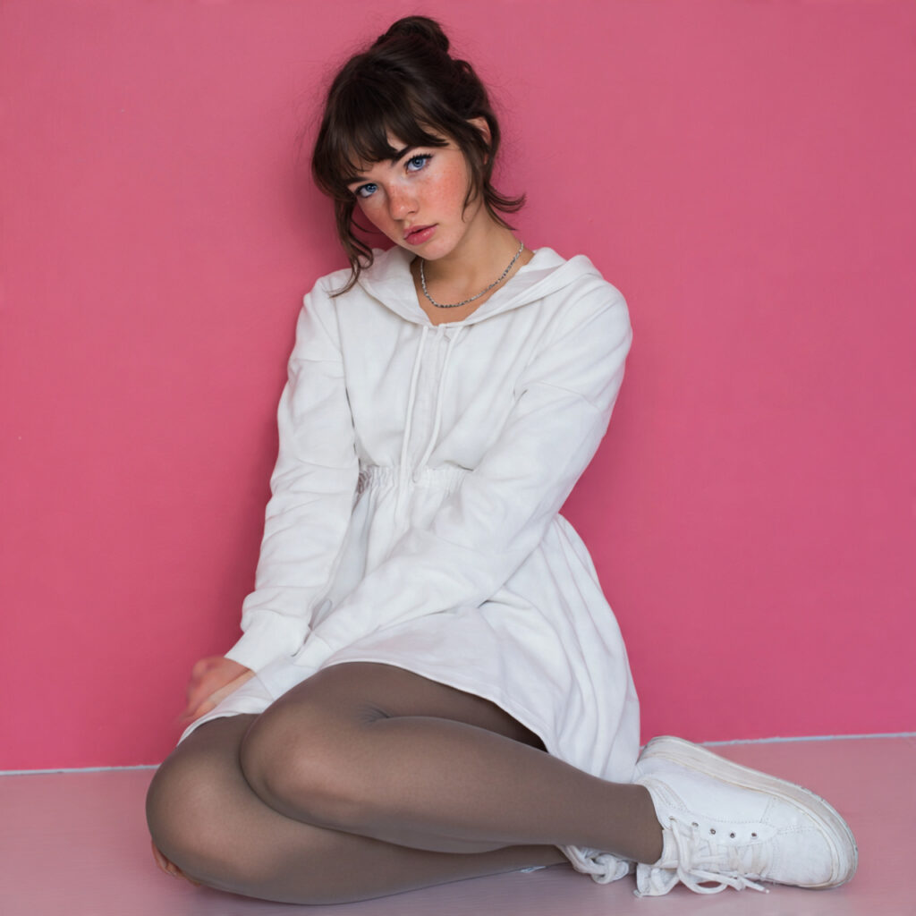 18 Best Winter Fashion Outfits to Stay Warm, Chic & Effortlessly Stylish 16 Sweatshirt Dress and Tights