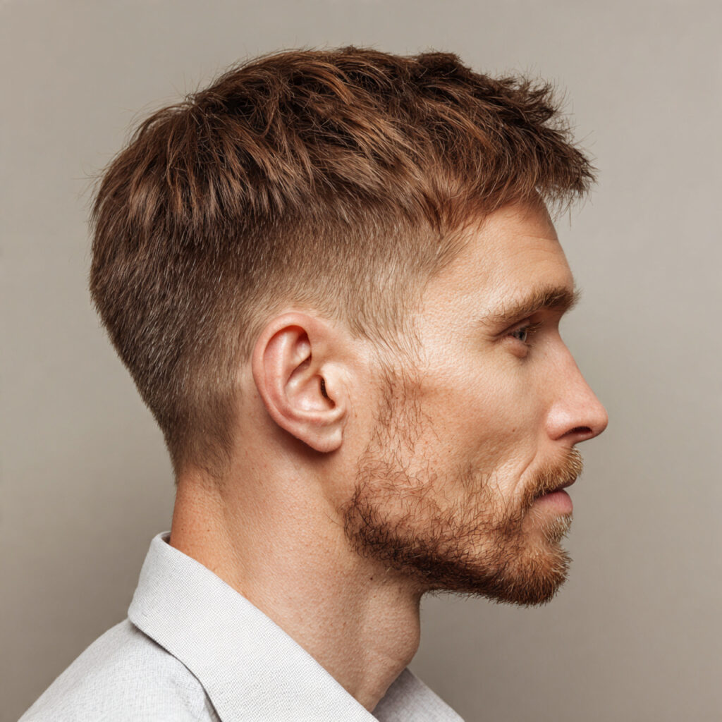 Tapered Subtle Mullet