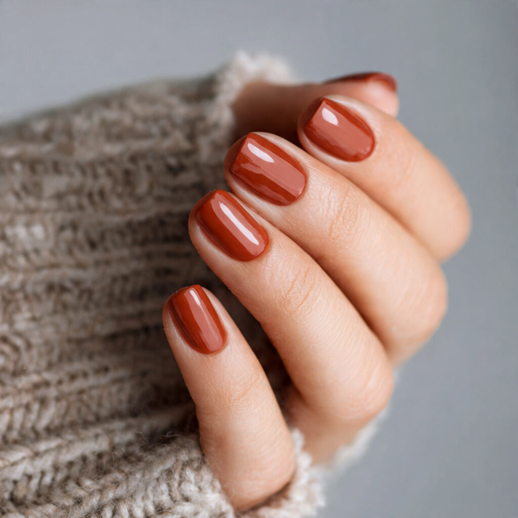 Terracotta Short Nails