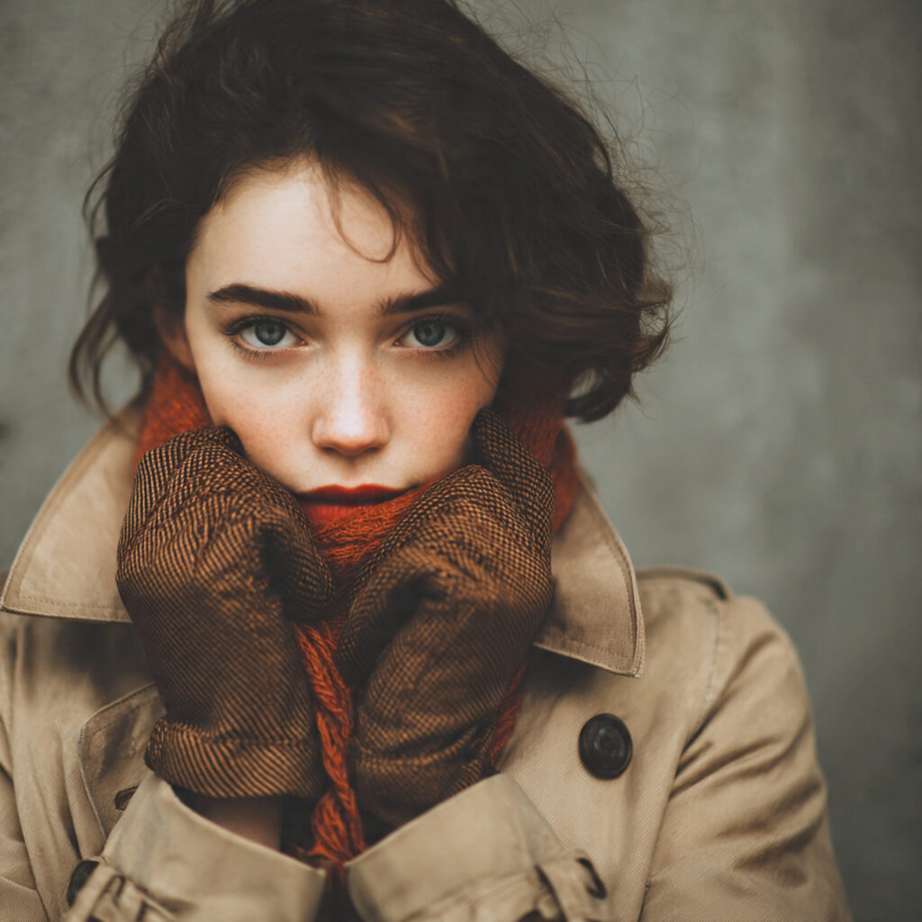 18 Best Winter Fashion Outfits to Stay Warm, Chic & Effortlessly Stylish 18 Trench Coat with Scarf and Gloves