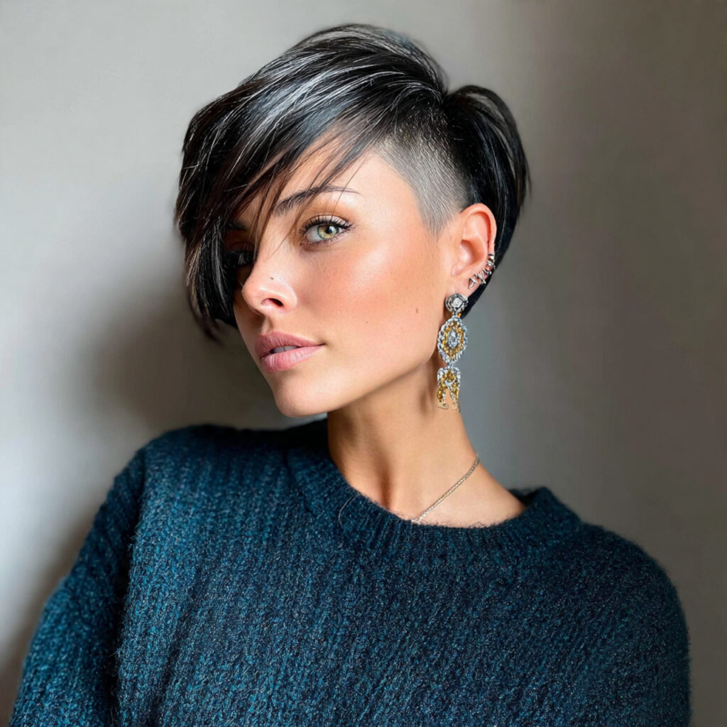 Undercut Long Pixie Bob