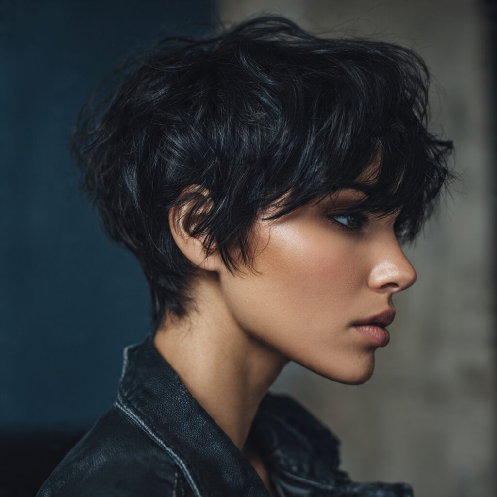 Voluminous Pixie Cut