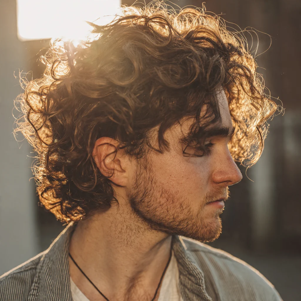 22 Best Faded Mullet Hairstyles for Men – Modern Cuts That Turn Heads 13 Wavy Fade Mullet