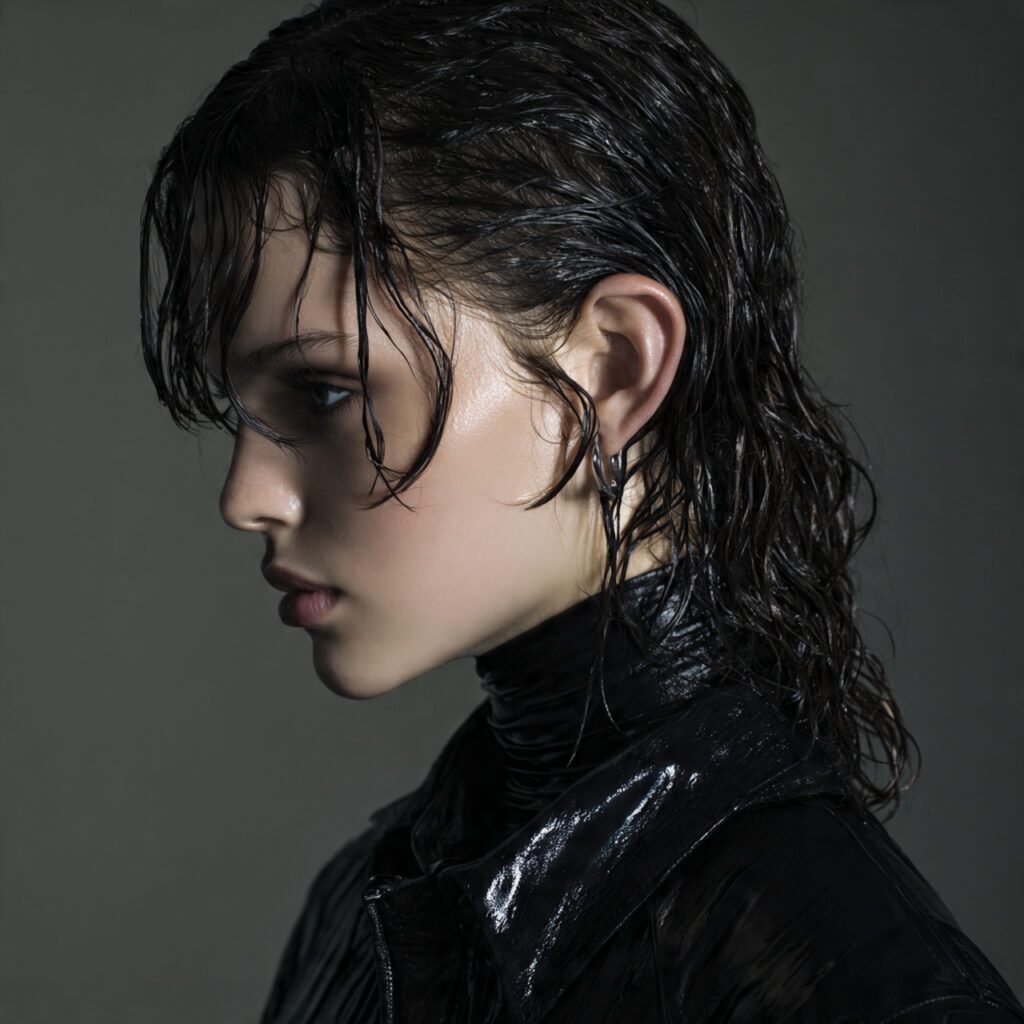 Wet-Look Hairstyles