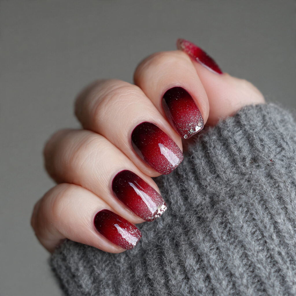 Wine Red Ombre