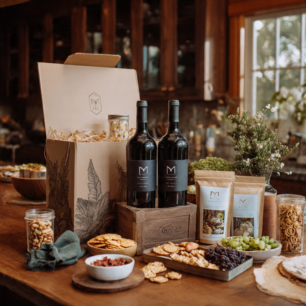Subscription to a Wine or Gourmet Box