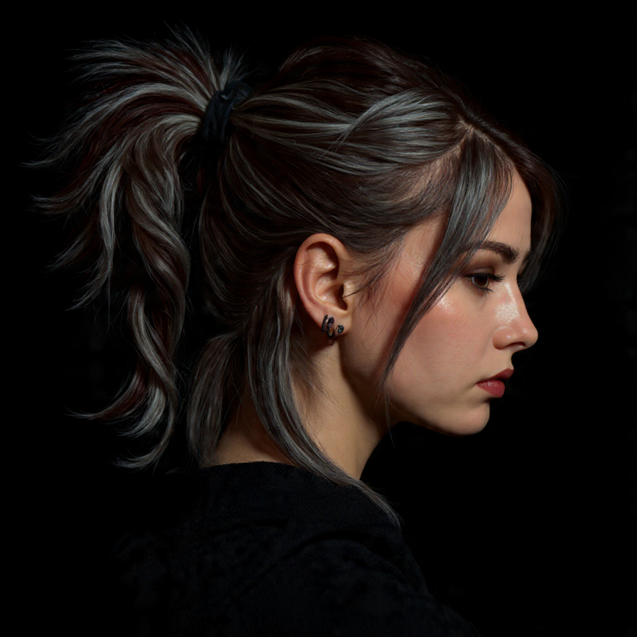 Y2K Skunk Hair Ideas