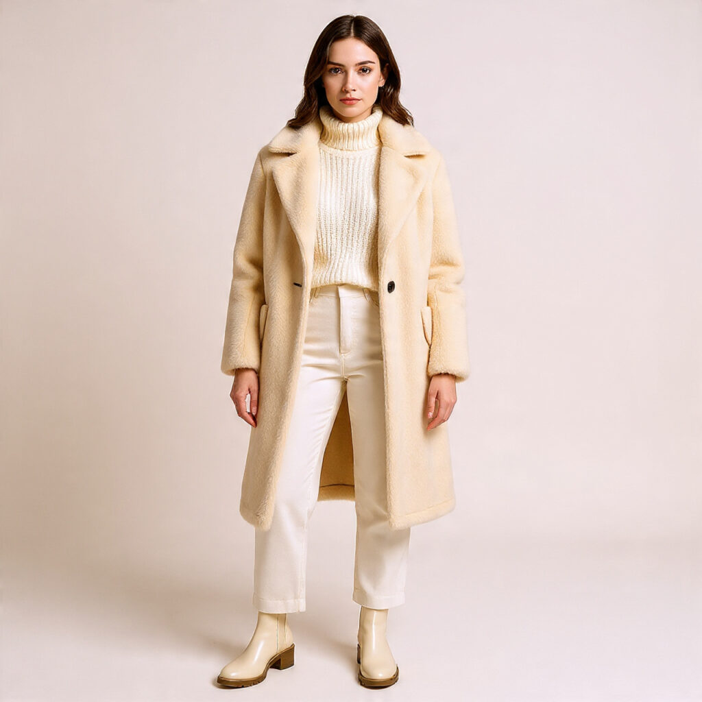 Monochromatic winter dressing