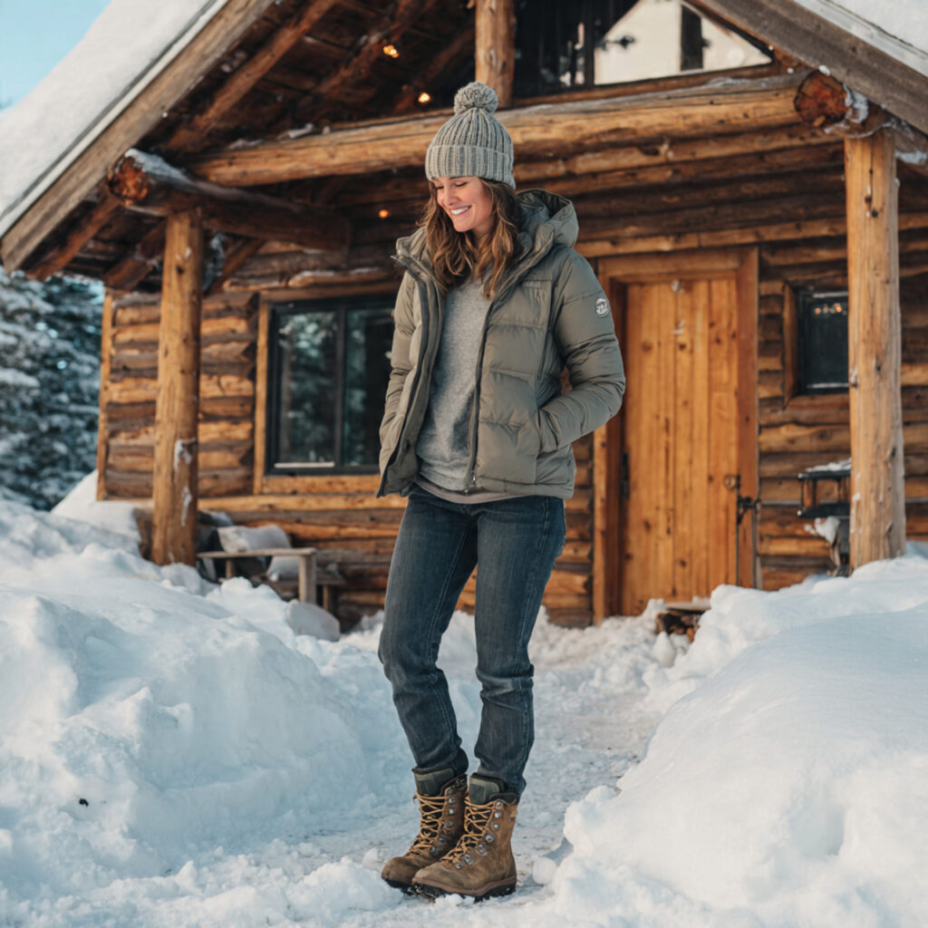 Weekend winter getaway style