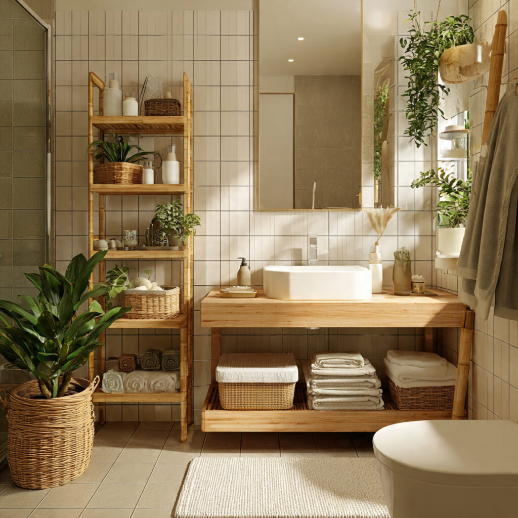 27 Small Bathroom Makeover Ideas That Transform Tiny Spaces Fast 13 Add Natural Elements