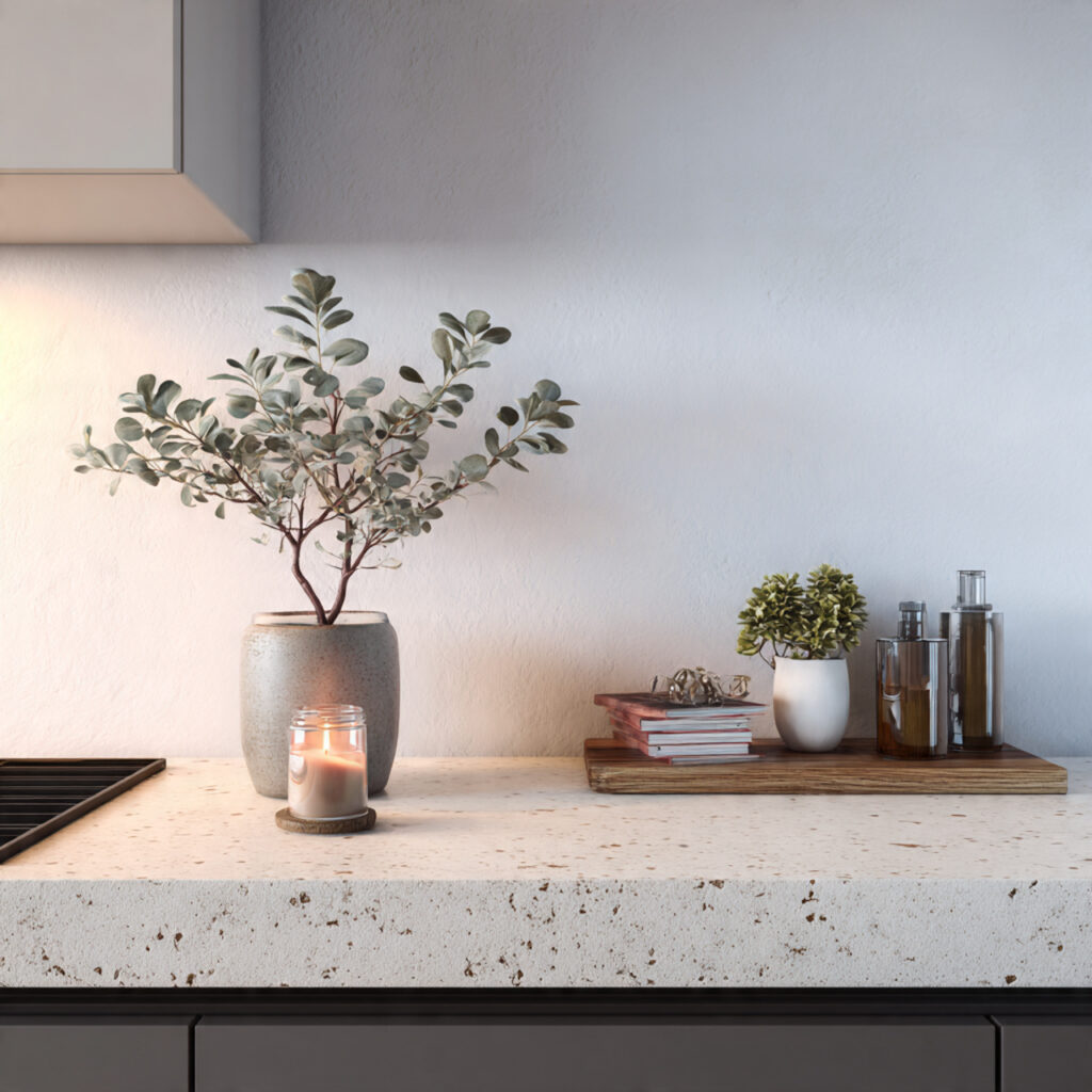 25 Smart Kitchen Counter Organization Ideas to Cut Clutter Fast 16 Add One Intentional Decorative Item